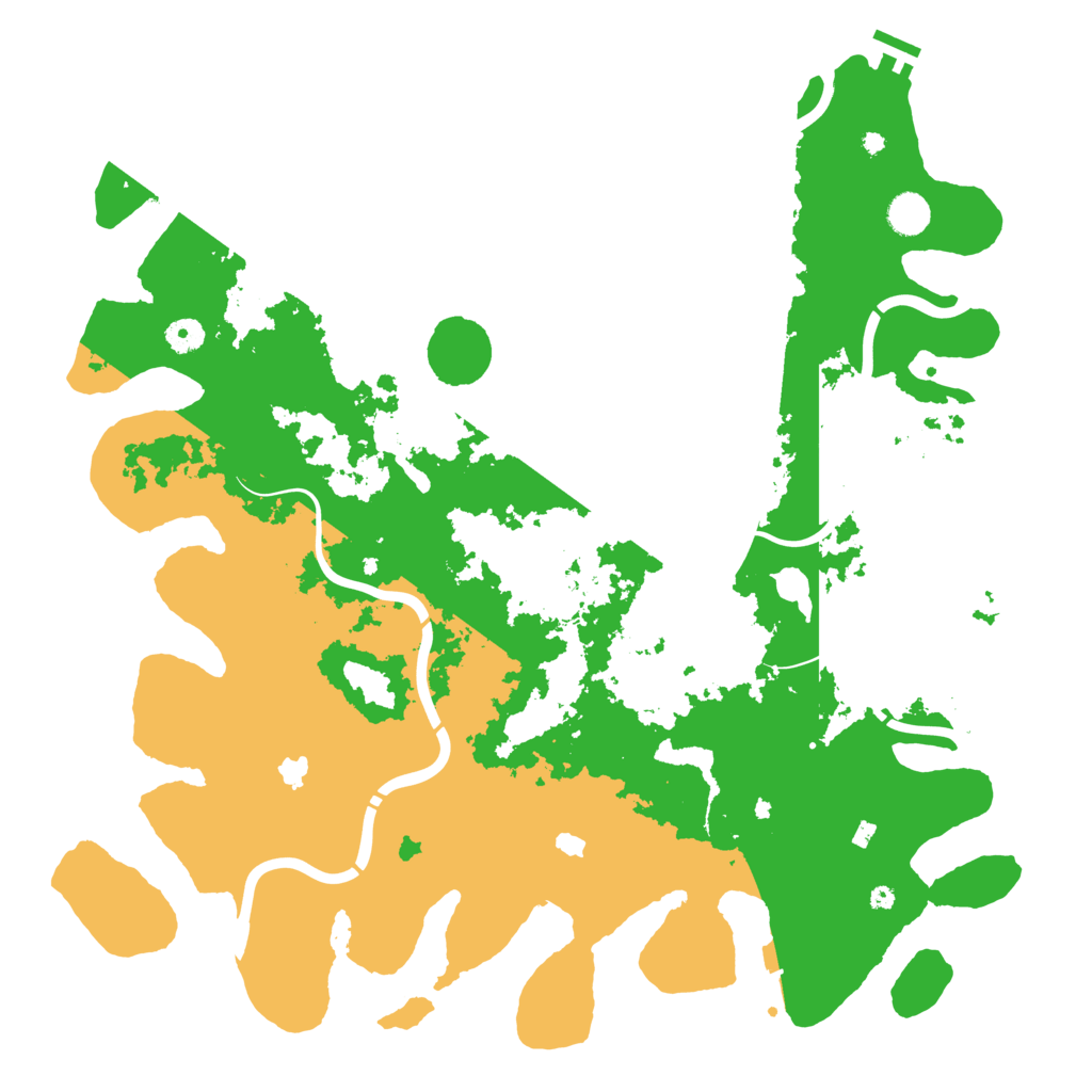 Biome Rust Map: Procedural Map, Size: 4500, Seed: 1989307031