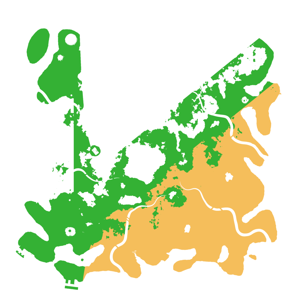 Biome Rust Map: Procedural Map, Size: 4500, Seed: 35172666