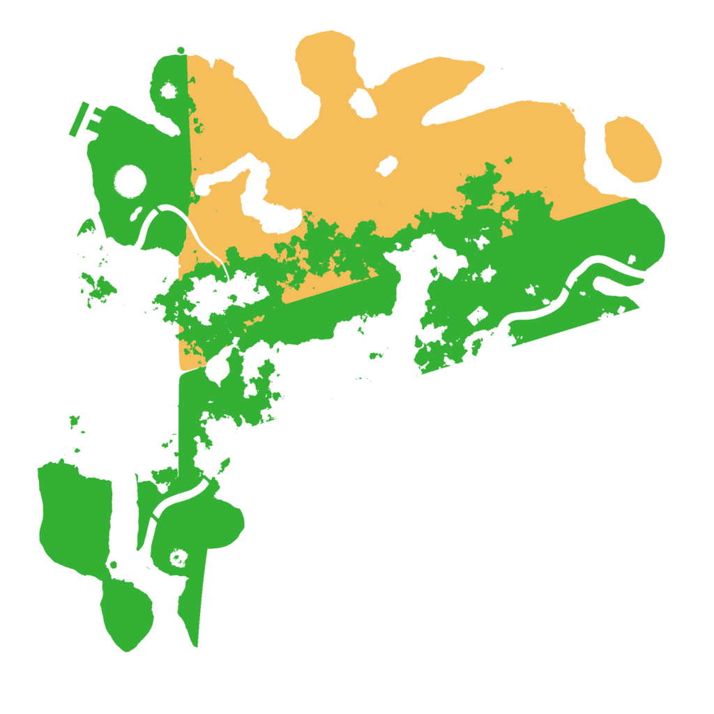 Biome Rust Map: Procedural Map, Size: 4000, Seed: 420695