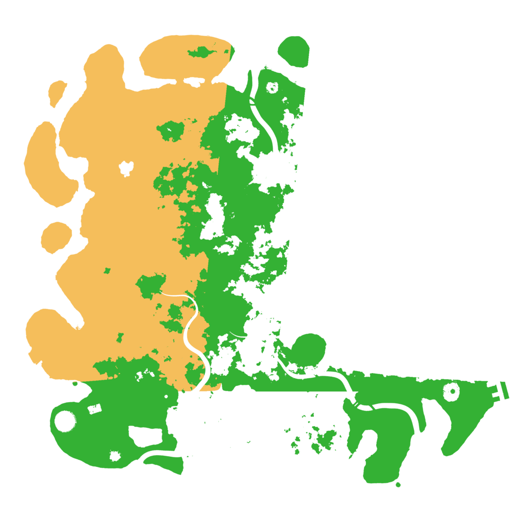 Biome Rust Map: Procedural Map, Size: 4350, Seed: 1583952840