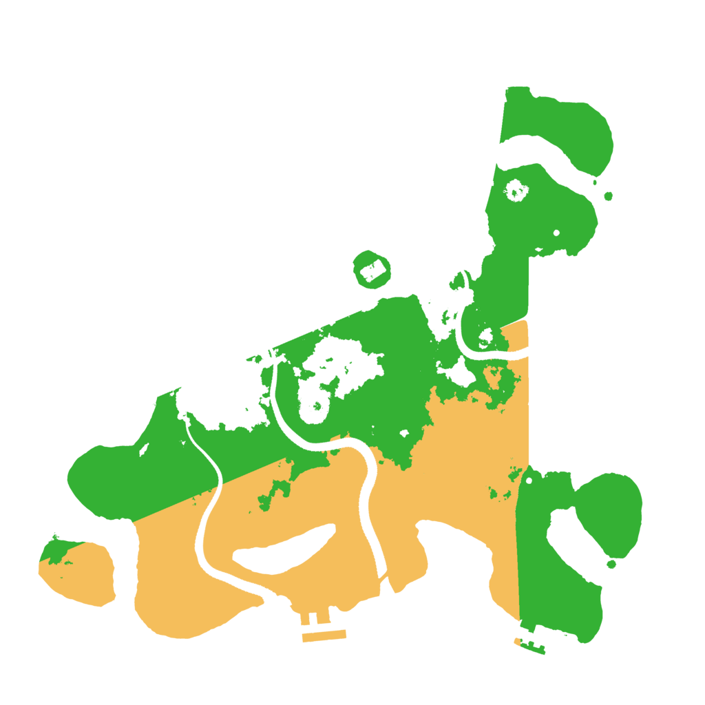 Biome Rust Map: Procedural Map, Size: 3250, Seed: 1921436215