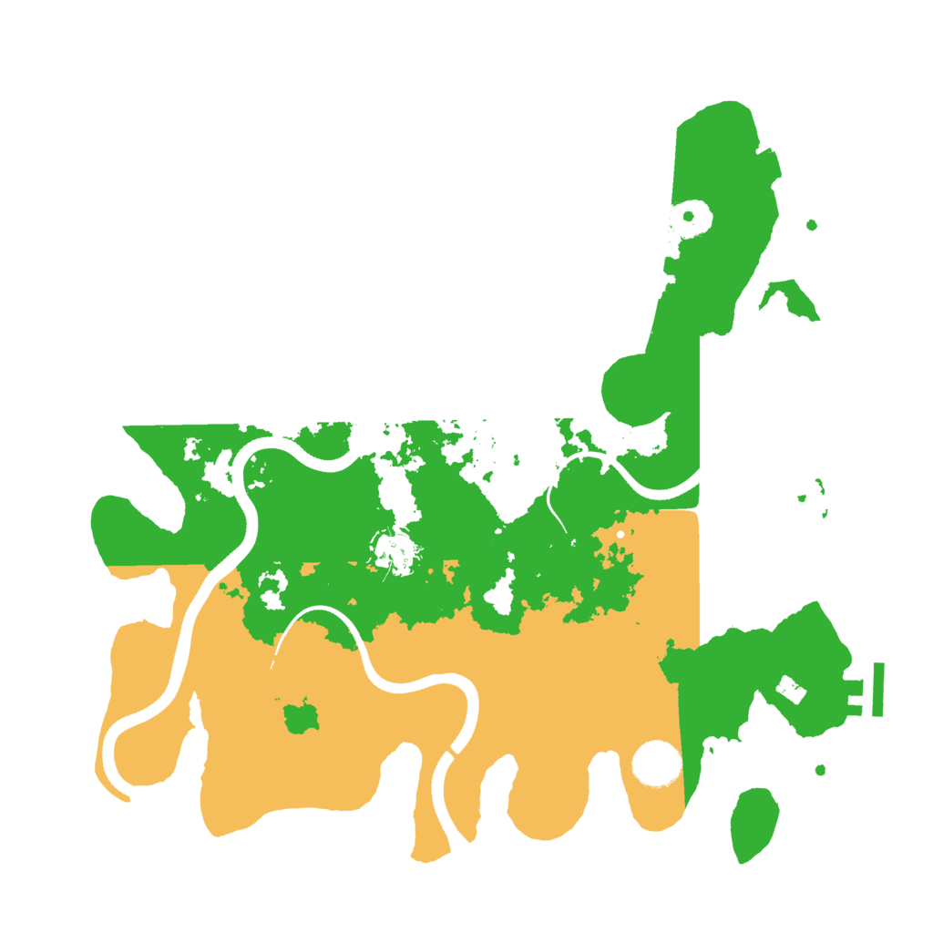 Biome Rust Map: Procedural Map, Size: 3500, Seed: 1198301140