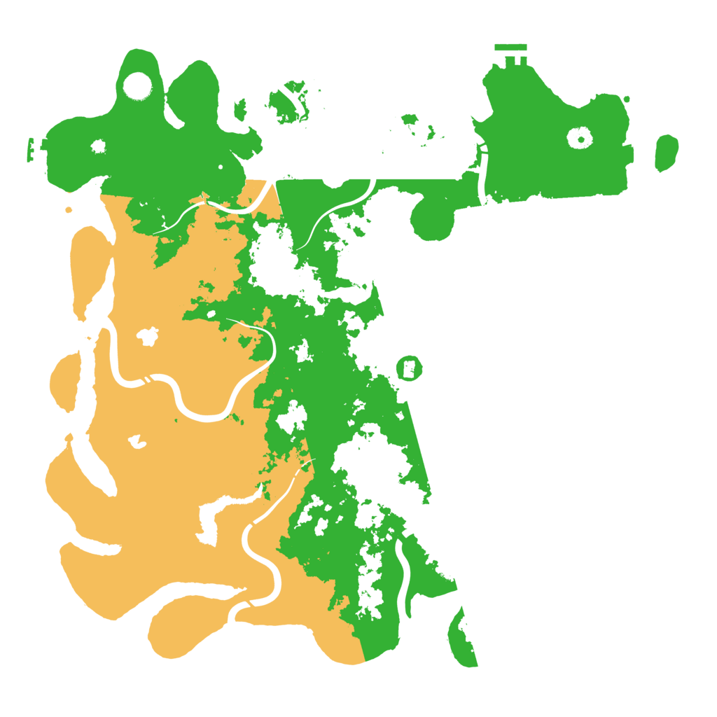 Biome Rust Map: Procedural Map, Size: 4500, Seed: 1982113194