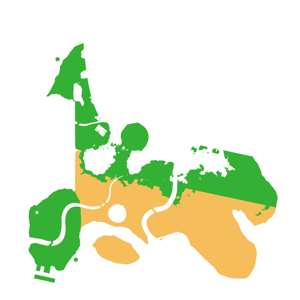 Biome Rust Map: Procedural Map, Size: 2900, Seed: 6767