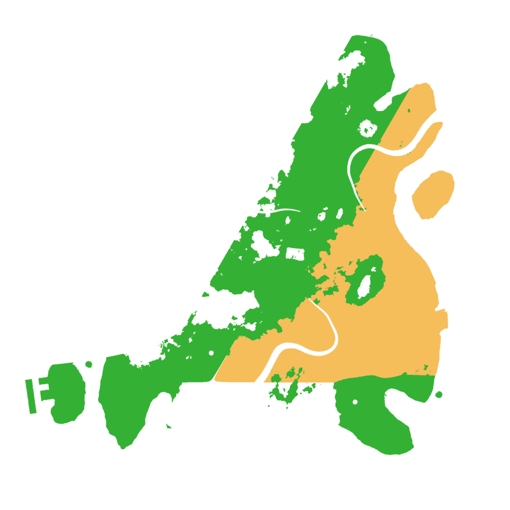 Biome Rust Map: Procedural Map, Size: 3000, Seed: 50153806