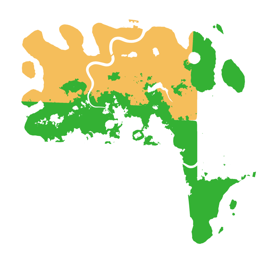Biome Rust Map: Procedural Map, Size: 4000, Seed: 1805707655