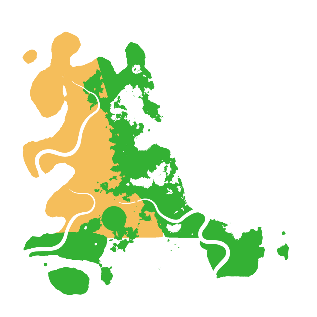 Biome Rust Map: Procedural Map, Size: 3500, Seed: 1519606974
