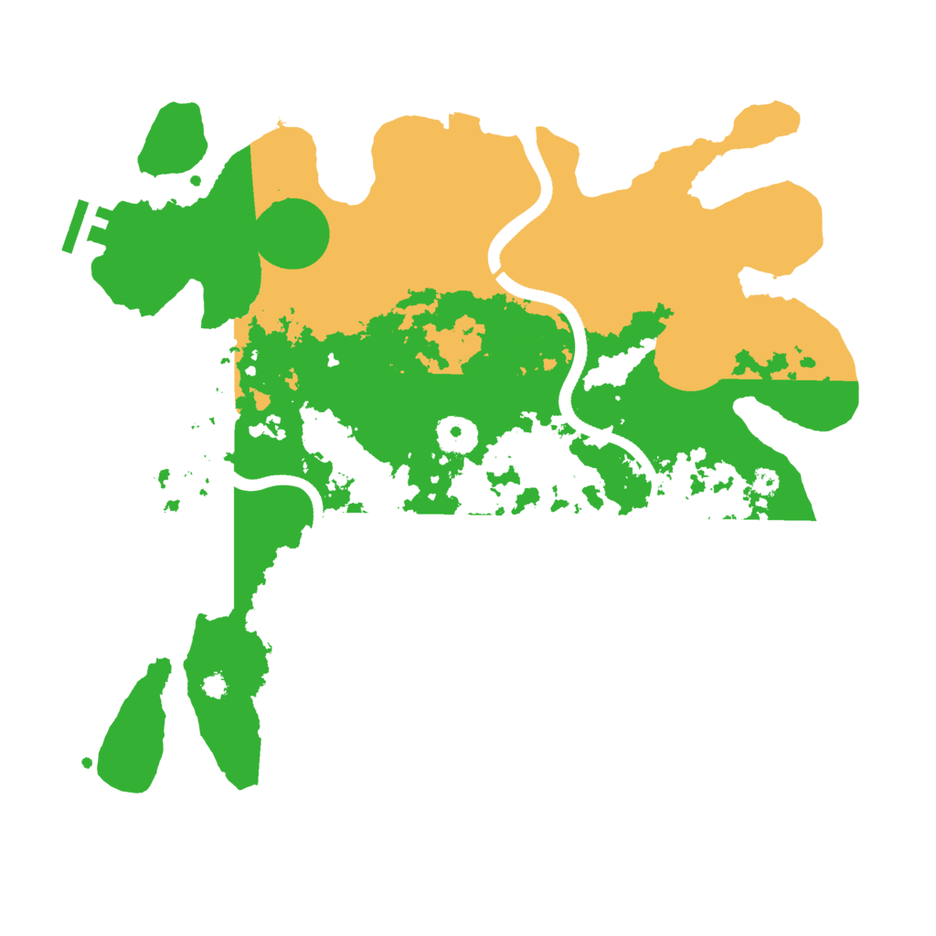 Biome Rust Map: Procedural Map, Size: 3500, Seed: 1919214486