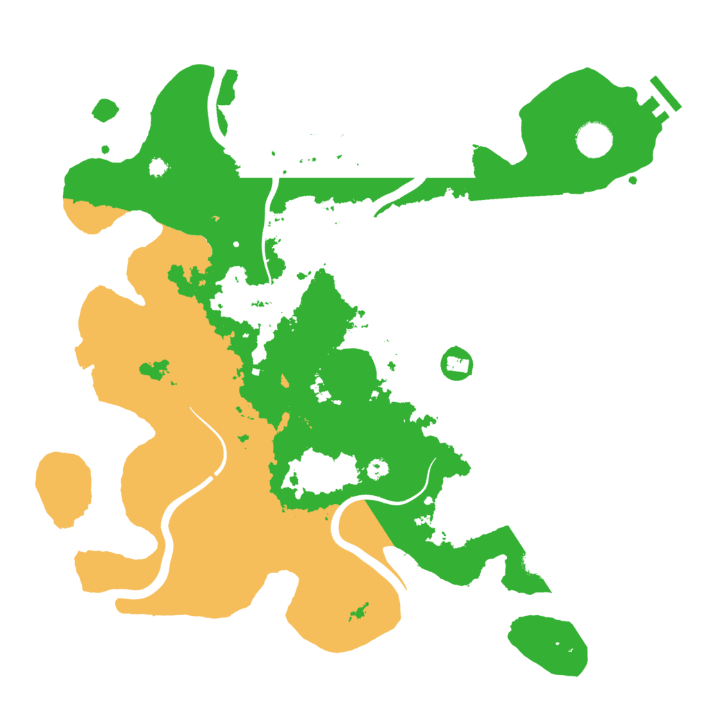 Biome Rust Map: Procedural Map, Size: 3500, Seed: 1272258880