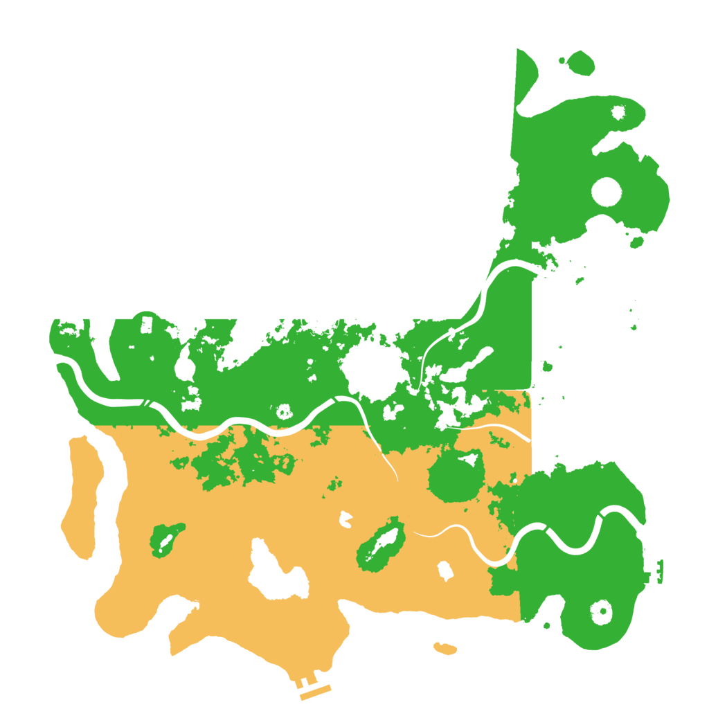 Biome Rust Map: Procedural Map, Size: 4500, Seed: 590894942