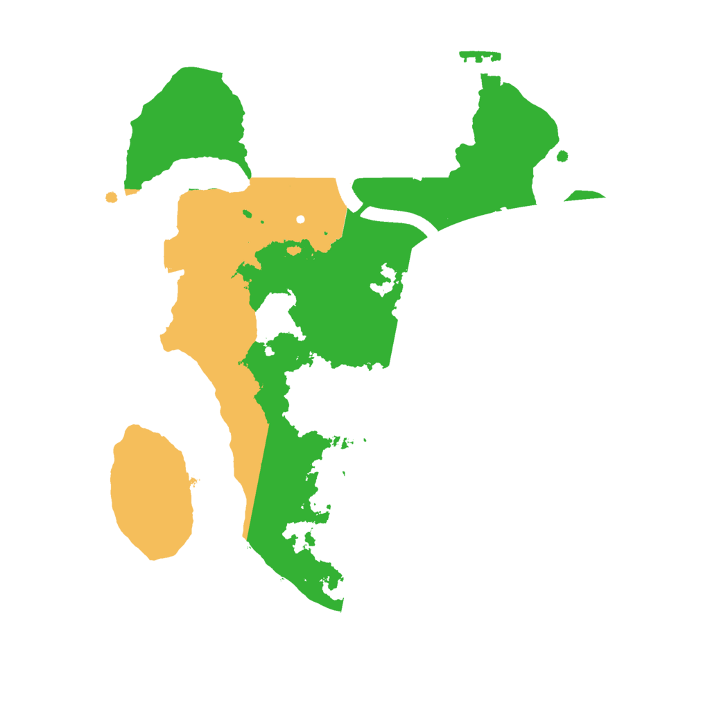 Biome Rust Map: Procedural Map, Size: 2500, Seed: 1977517276