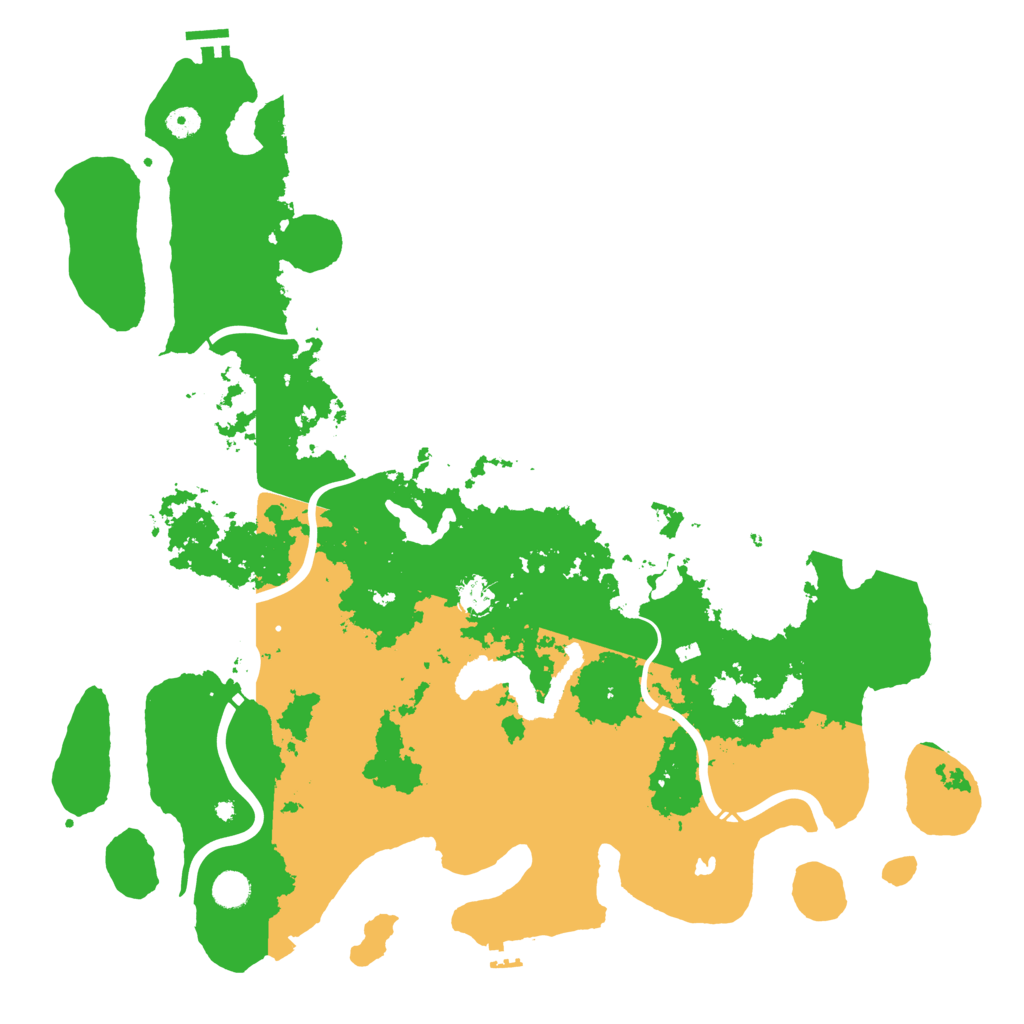 Biome Rust Map: Procedural Map, Size: 4800, Seed: 1214515248