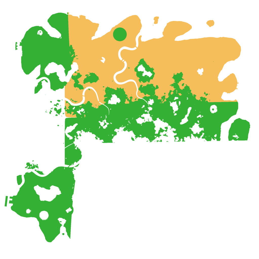 Biome Rust Map: Procedural Map, Size: 5000, Seed: 1205357366