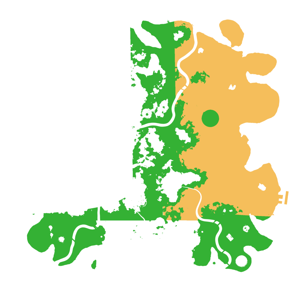 Biome Rust Map: Procedural Map, Size: 4500, Seed: 1571174053