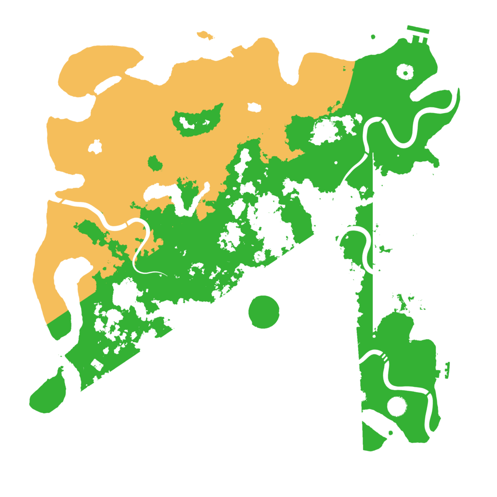 Biome Rust Map: Procedural Map, Size: 4500, Seed: 1379361523
