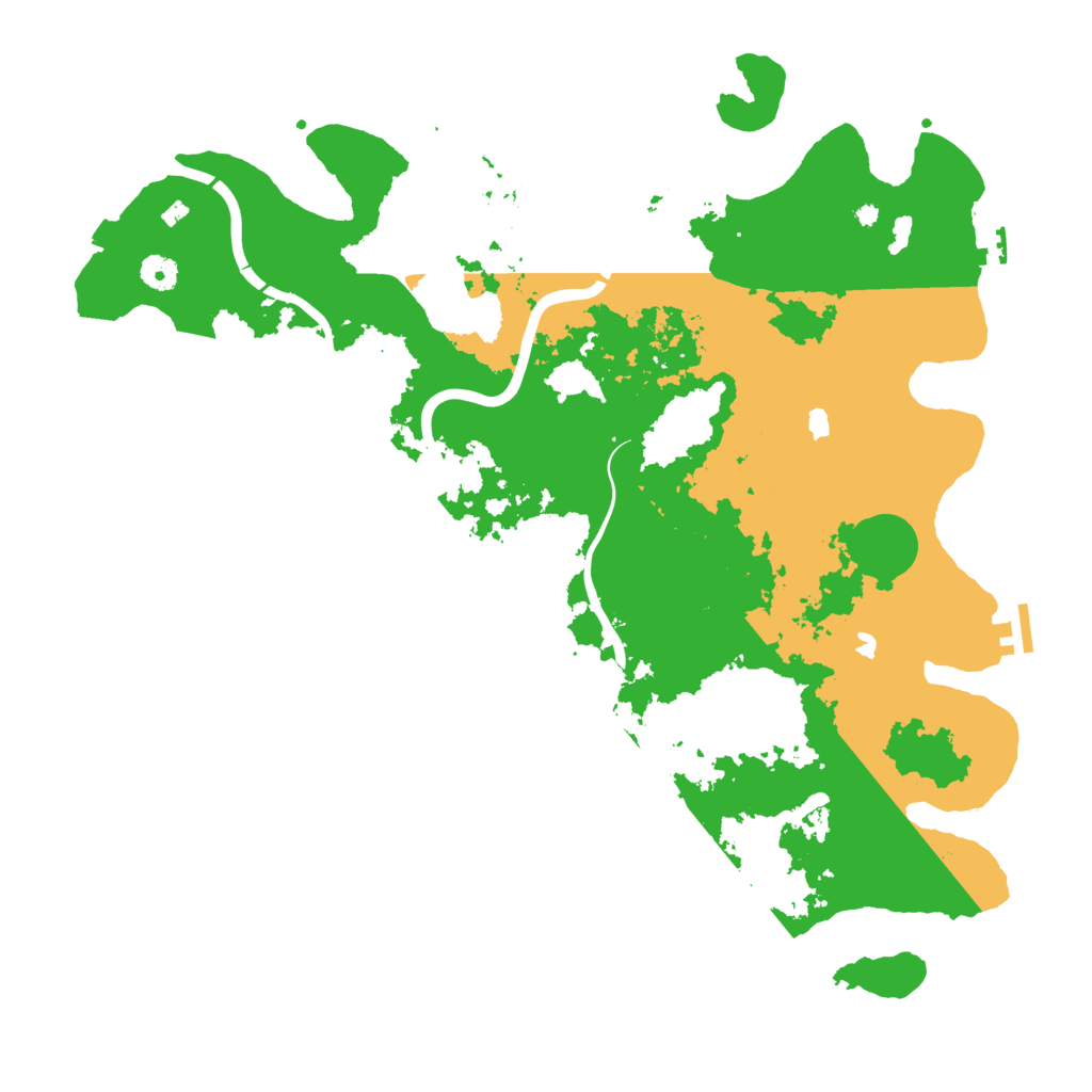 Biome Rust Map: Procedural Map, Size: 4500, Seed: 1750484312
