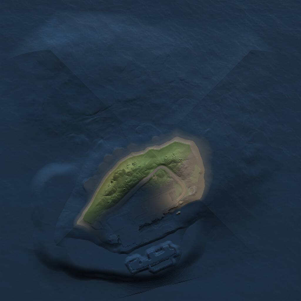 Rust Map: Procedural Map, Size: 1000, Seed: 5062026, 2 Monuments