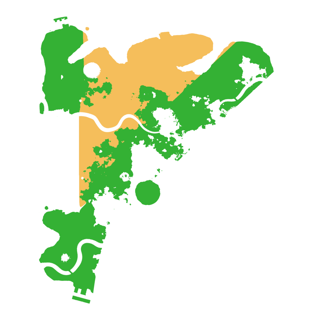 Biome Rust Map: Procedural Map, Size: 3500, Seed: 1108040337