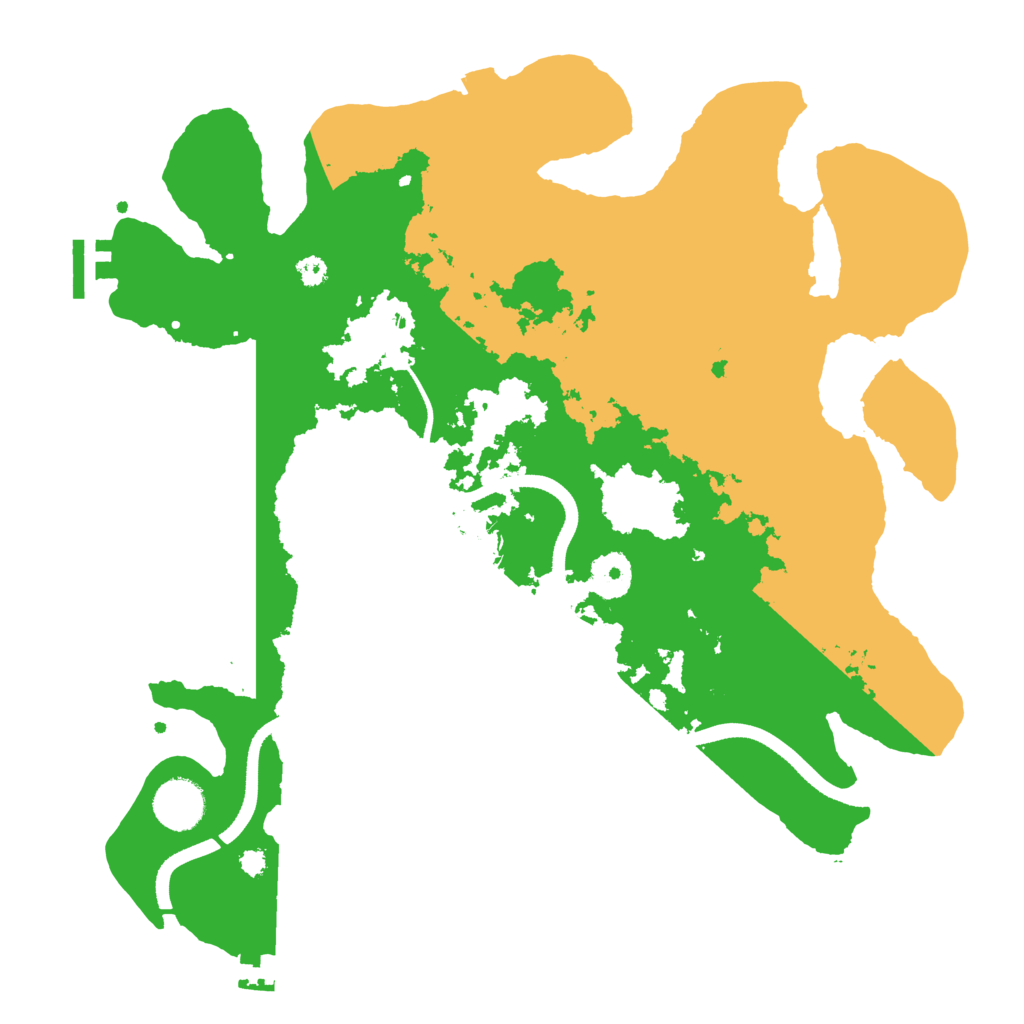 Biome Rust Map: Procedural Map, Size: 3500, Seed: 973174846