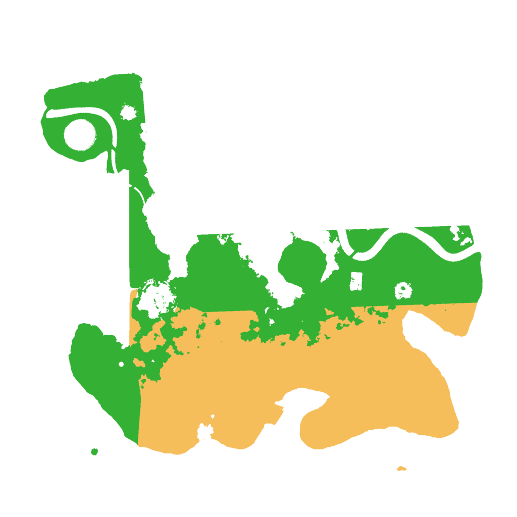 Biome Rust Map: Procedural Map, Size: 3000, Seed: 563258555