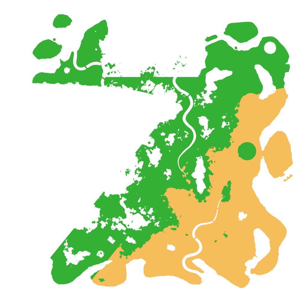 Biome Rust Map: Procedural Map, Size: 4500, Seed: 699171916