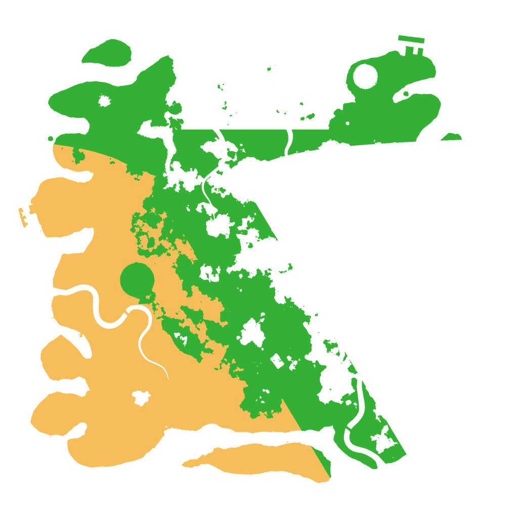 Biome Rust Map: Procedural Map, Size: 4000, Seed: 2123040368