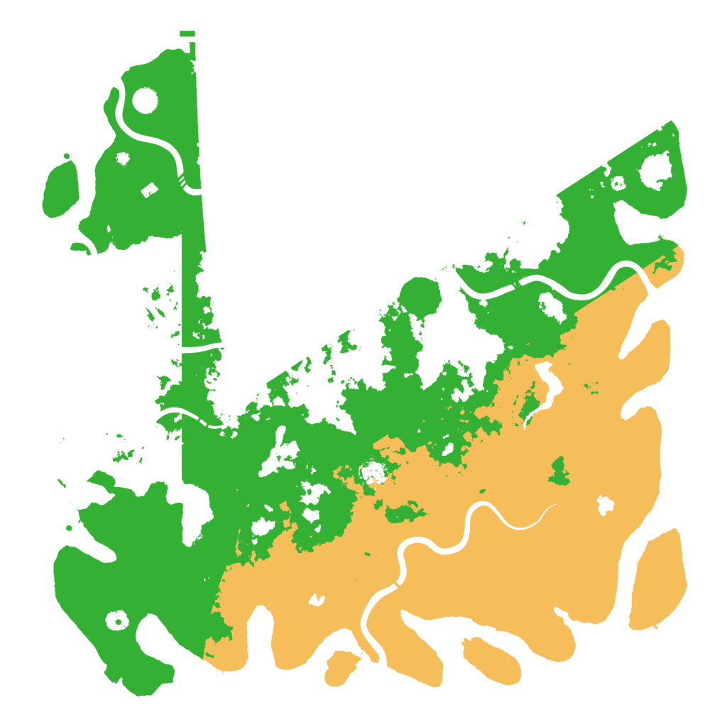 Biome Rust Map: Procedural Map, Size: 5000, Seed: 233098601