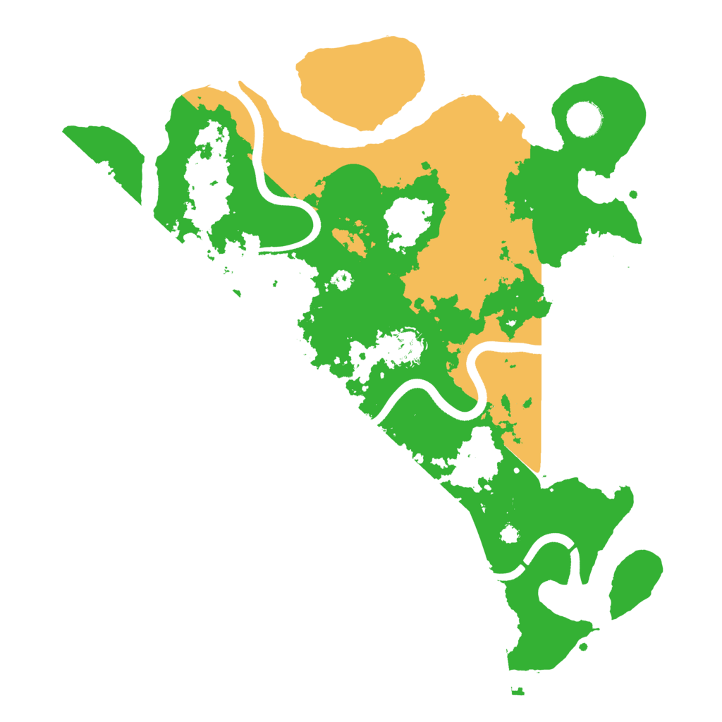 Biome Rust Map: Procedural Map, Size: 3600, Seed: 2094694035