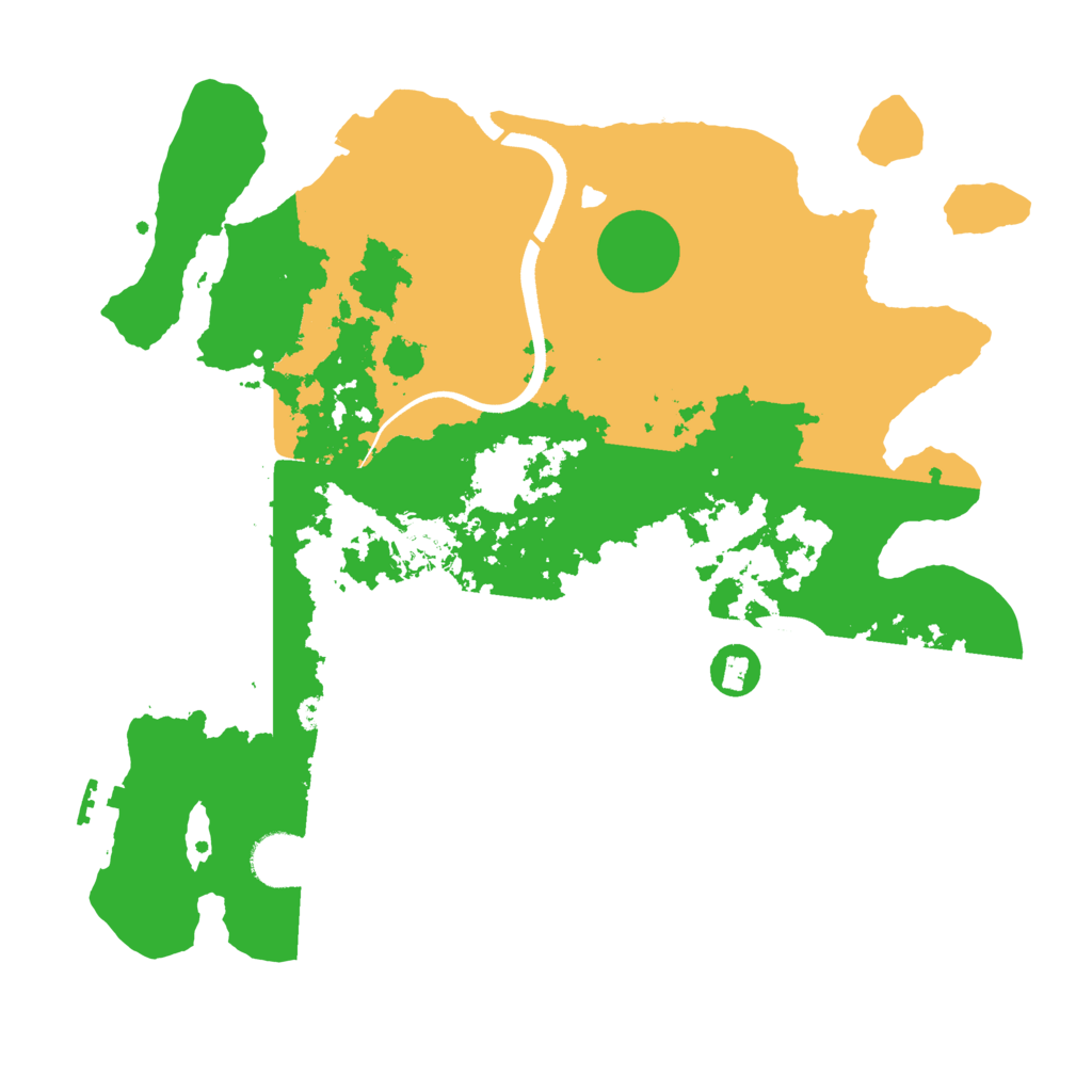 Biome Rust Map: Procedural Map, Size: 3500, Seed: 176391850