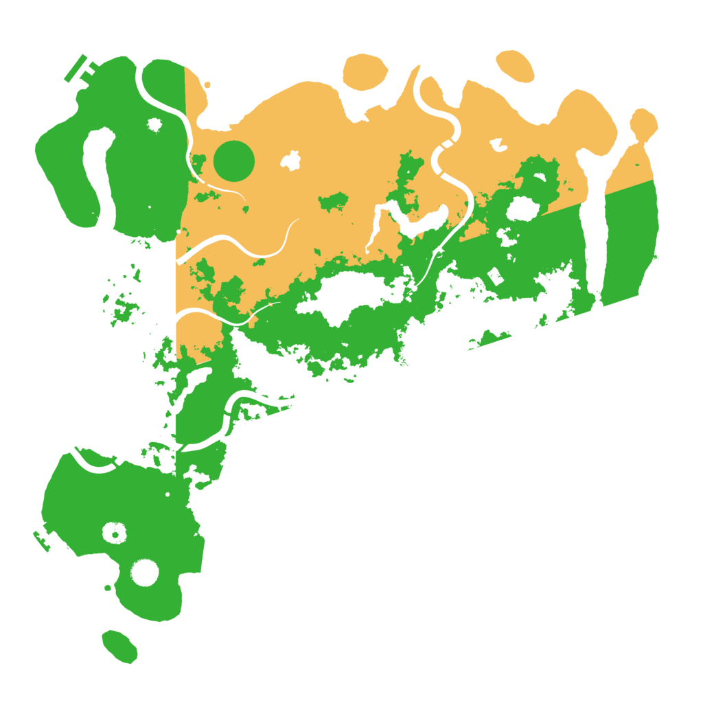 Biome Rust Map: Procedural Map, Size: 4500, Seed: 826114725