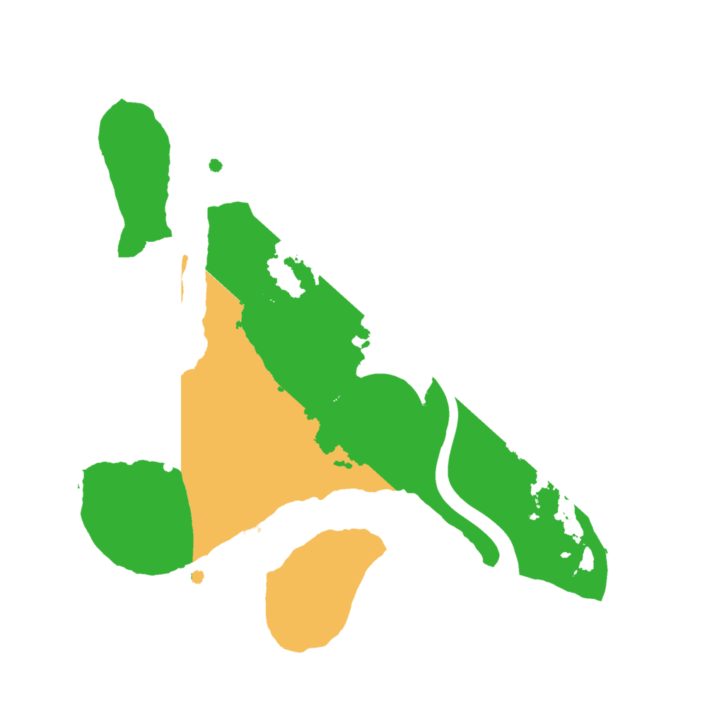 Biome Rust Map: Procedural Map, Size: 2200, Seed: 2090889334