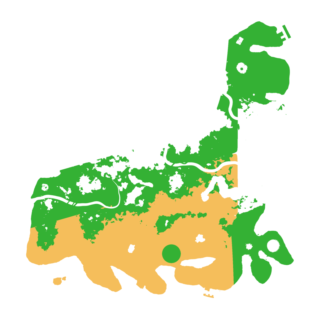 Biome Rust Map: Procedural Map, Size: 4500, Seed: 972484607