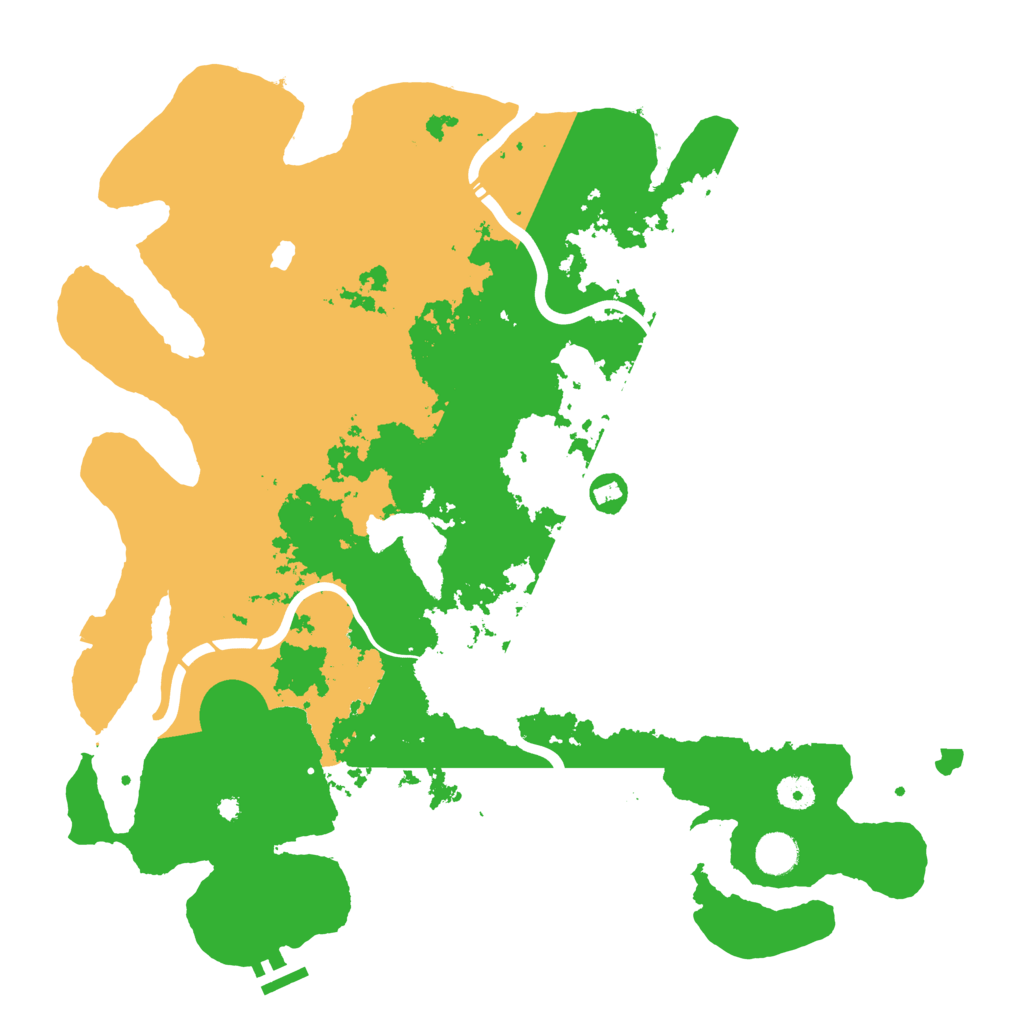Biome Rust Map: Procedural Map, Size: 4250, Seed: 1145645986