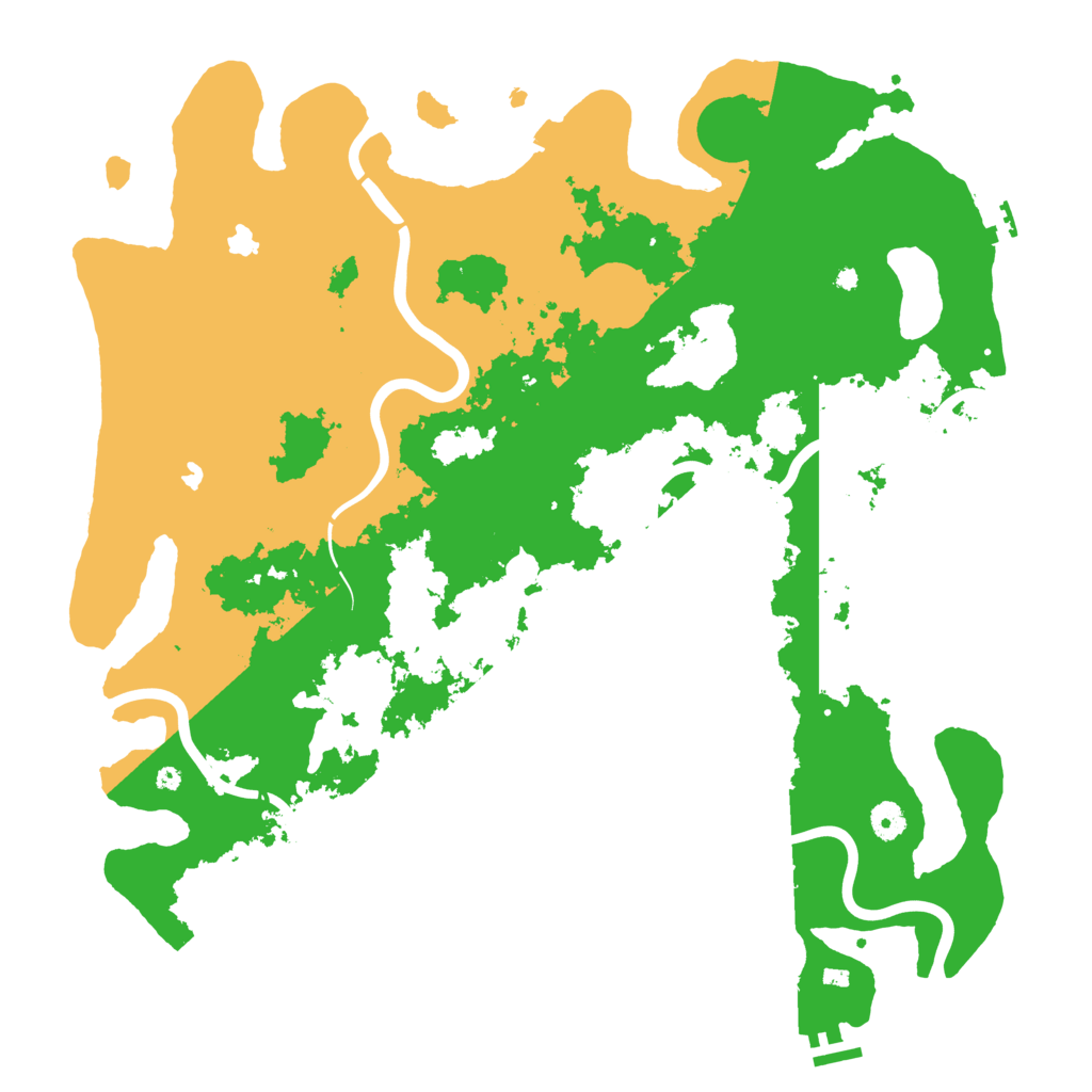 Biome Rust Map: Procedural Map, Size: 4500, Seed: 1859267726