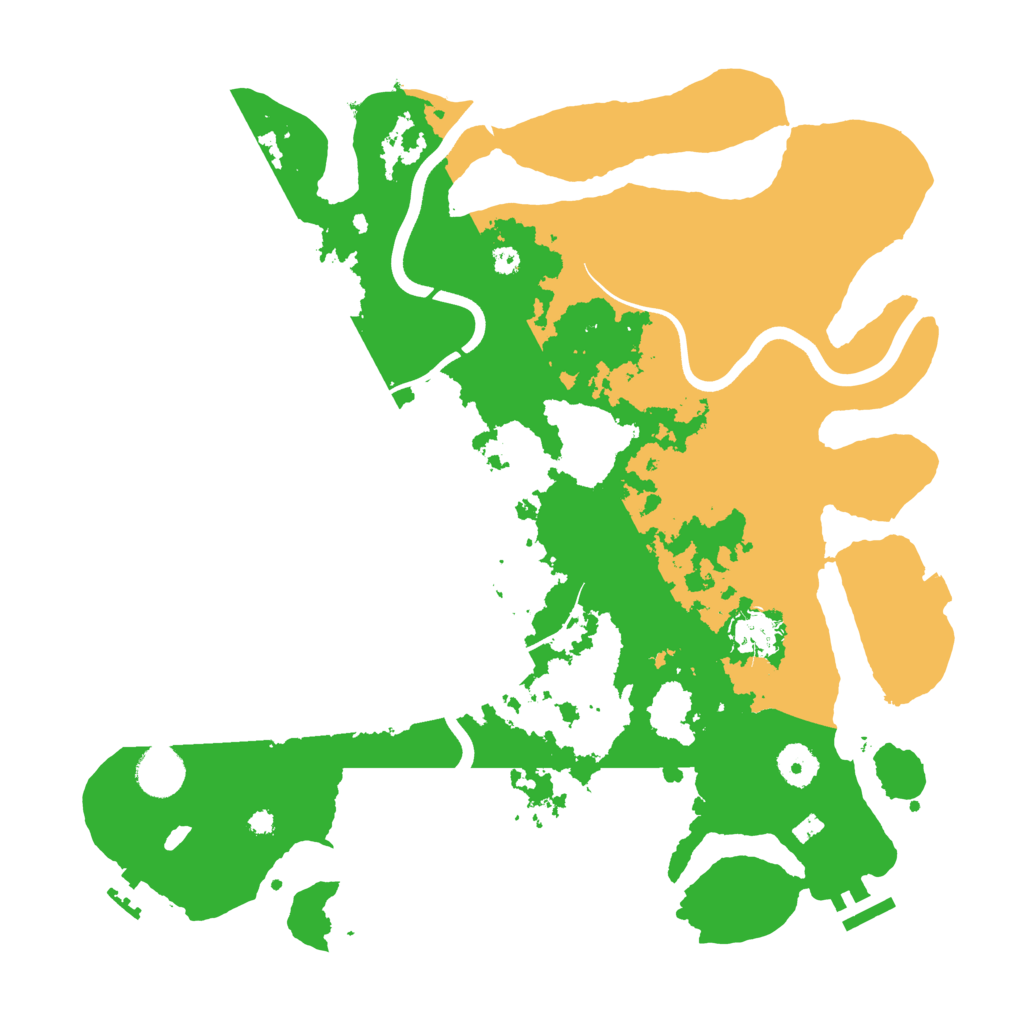 Biome Rust Map: Procedural Map, Size: 3750, Seed: 57246493