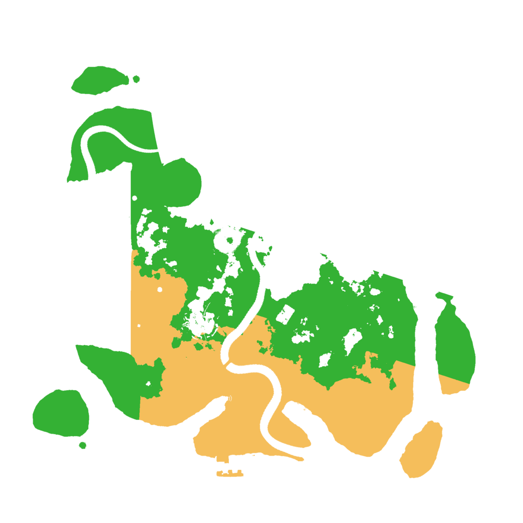 Biome Rust Map: Procedural Map, Size: 3000, Seed: 642309980