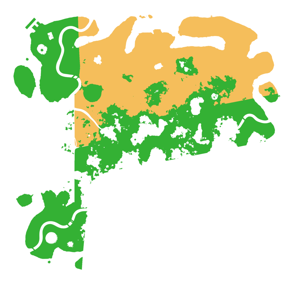 Biome Rust Map: Procedural Map, Size: 4500, Seed: 1254621143