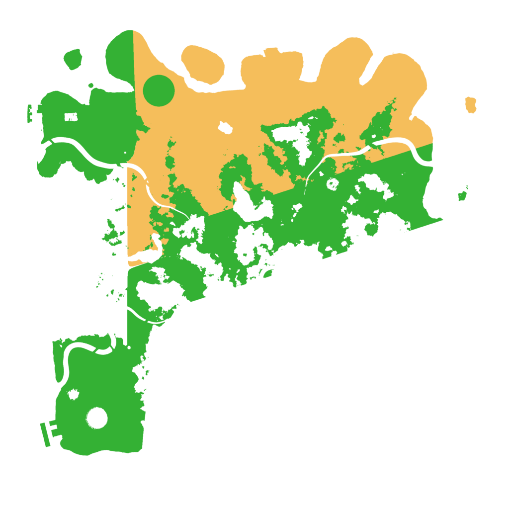 Biome Rust Map: Procedural Map, Size: 4250, Seed: 2092231518