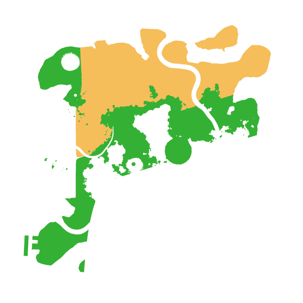 Biome Rust Map: Procedural Map, Size: 3000, Seed: 1422963698