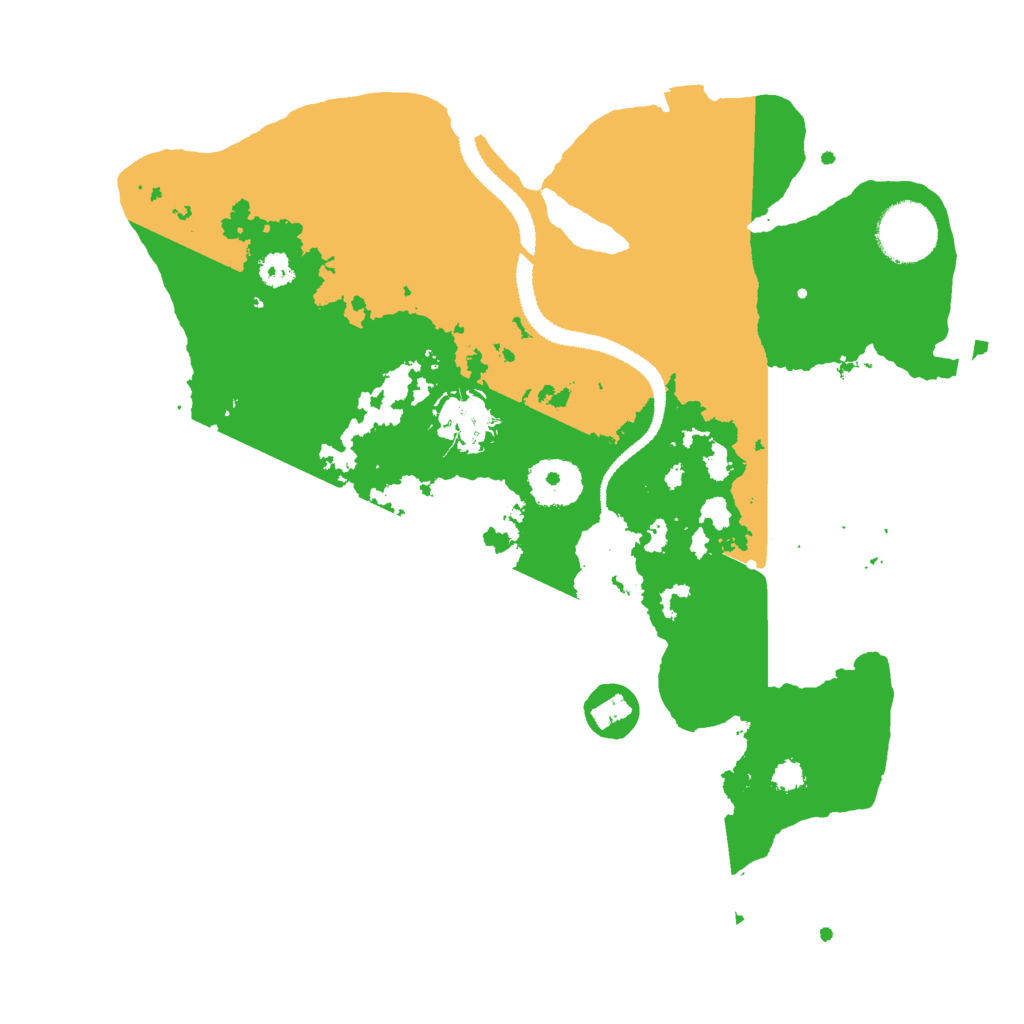 Biome Rust Map: Procedural Map, Size: 3000, Seed: 1759145772