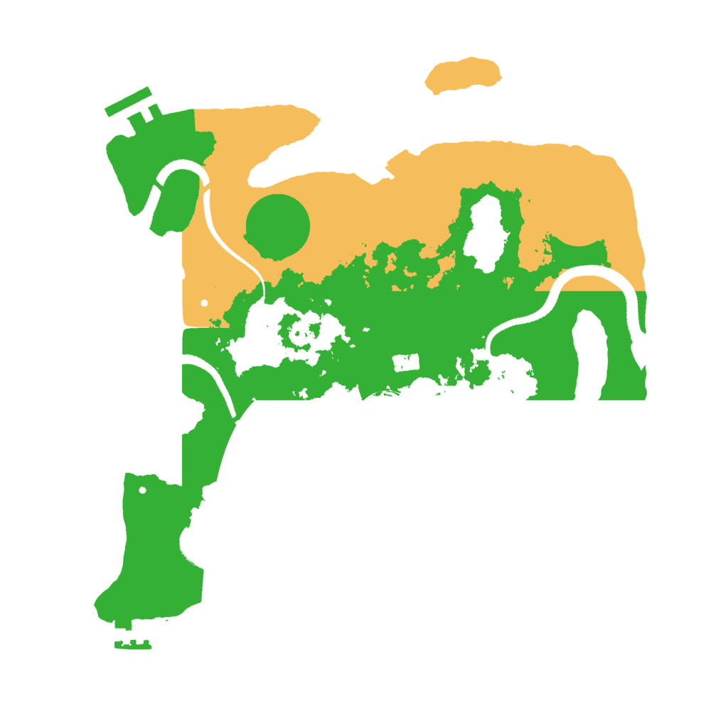 Biome Rust Map: Procedural Map, Size: 3000, Seed: 16912