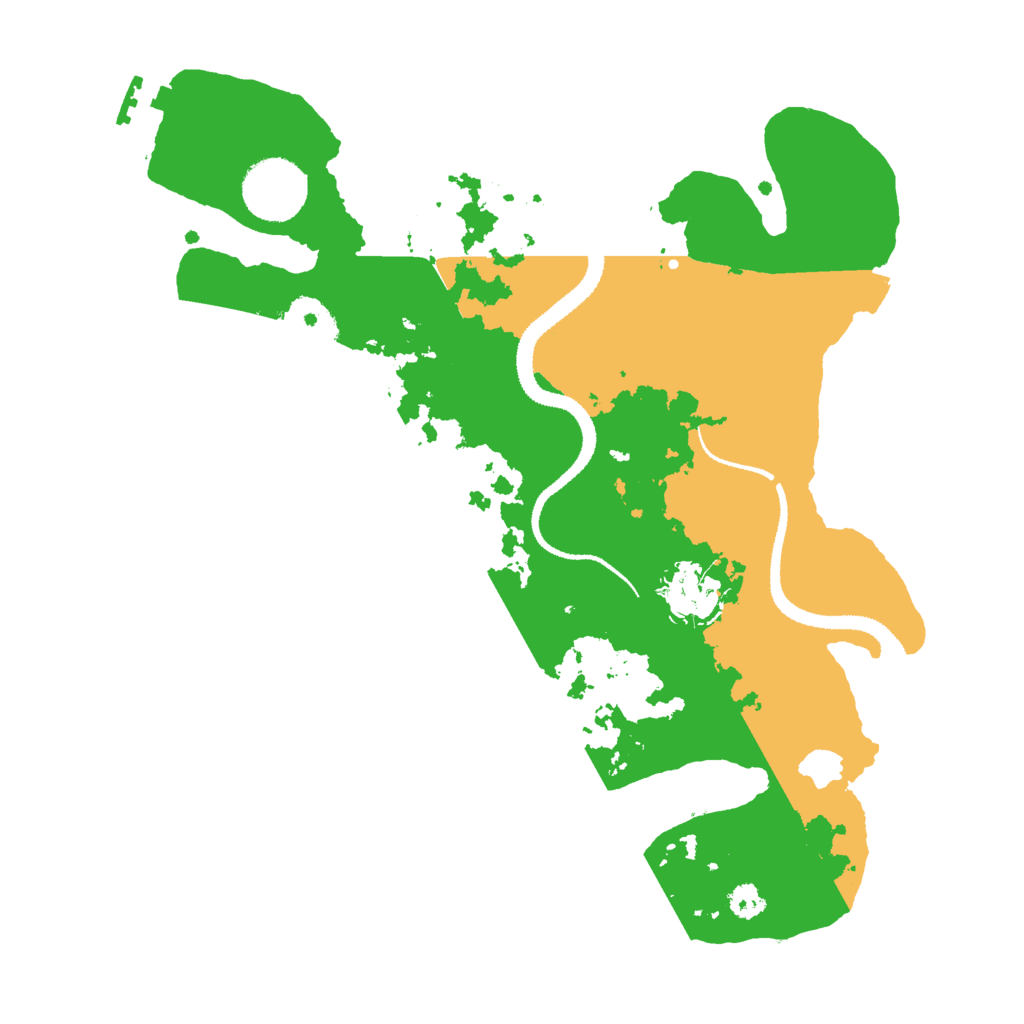 Biome Rust Map: Procedural Map, Size: 3000, Seed: 14999