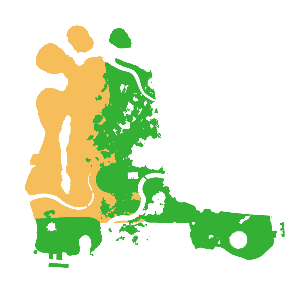 Biome Rust Map: Procedural Map, Size: 3000, Seed: 432868337