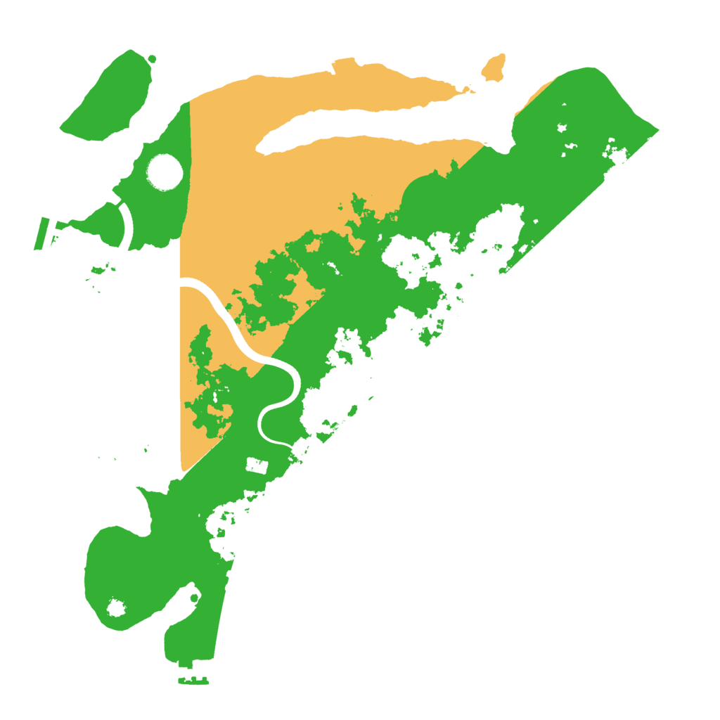 Biome Rust Map: Procedural Map, Size: 3600, Seed: 5201969