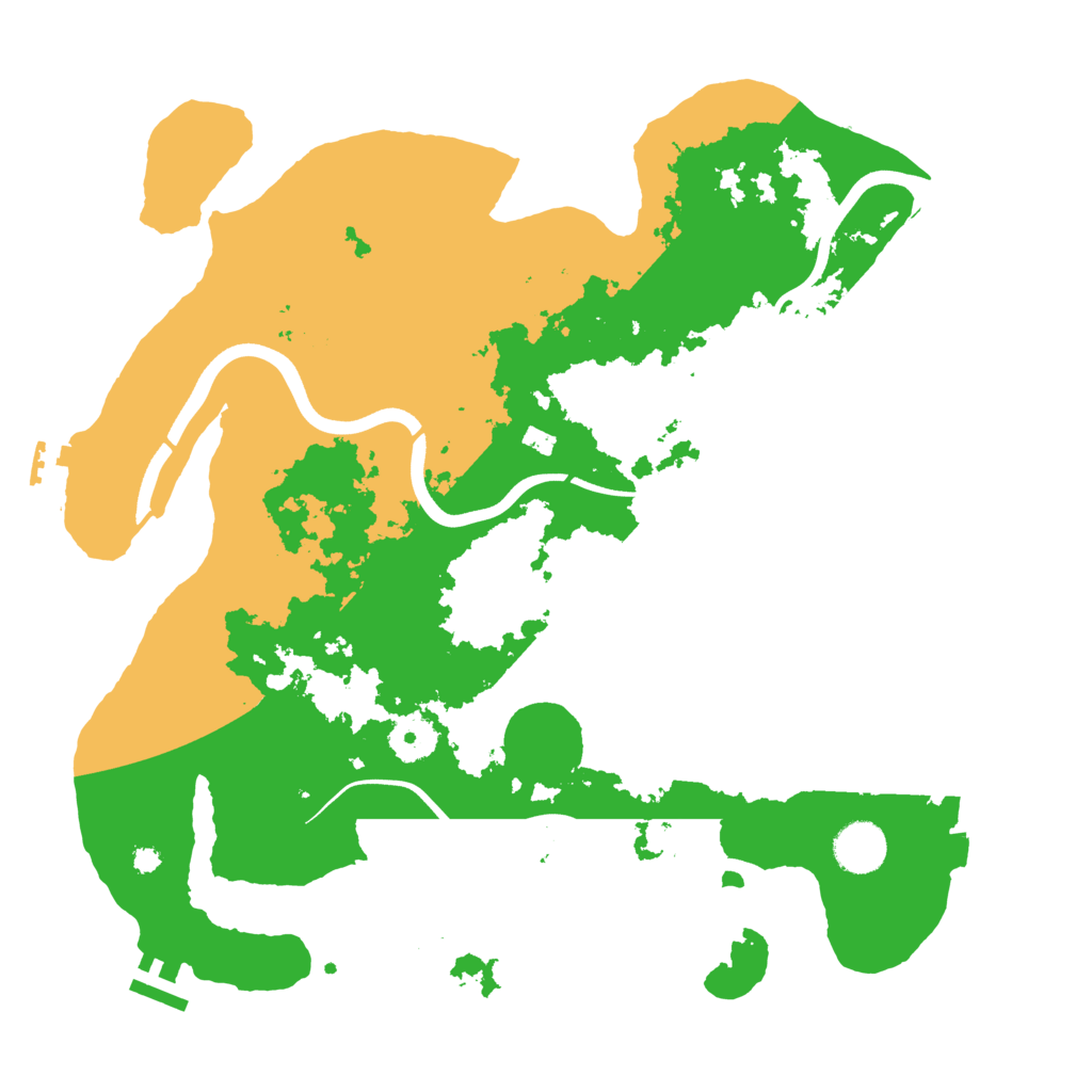 Biome Rust Map: Procedural Map, Size: 3700, Seed: 212895893
