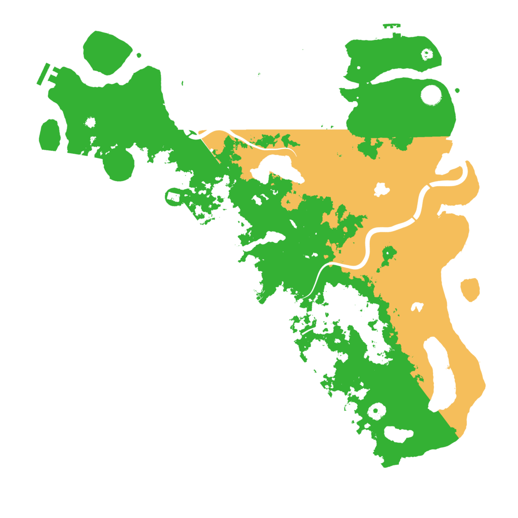 Biome Rust Map: Procedural Map, Size: 4500, Seed: 156817060