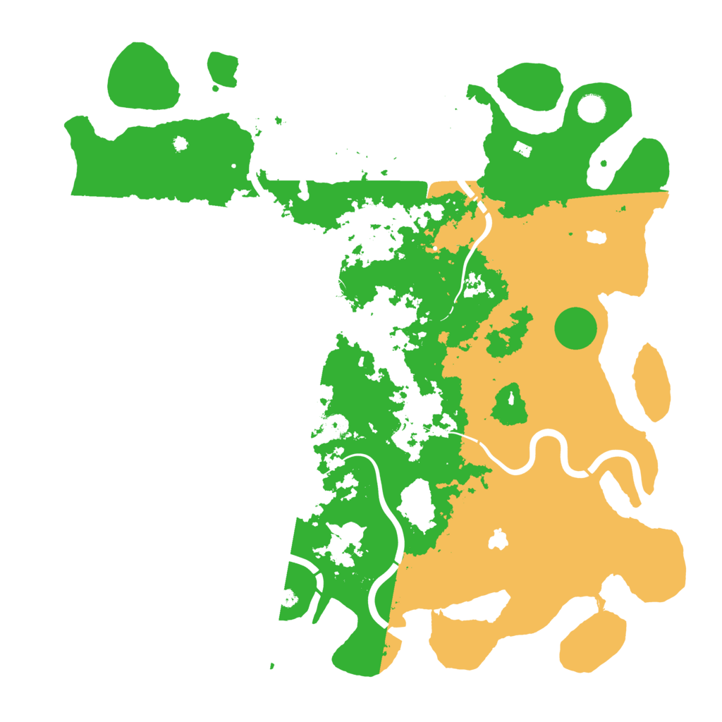 Biome Rust Map: Procedural Map, Size: 4500, Seed: 1334761029