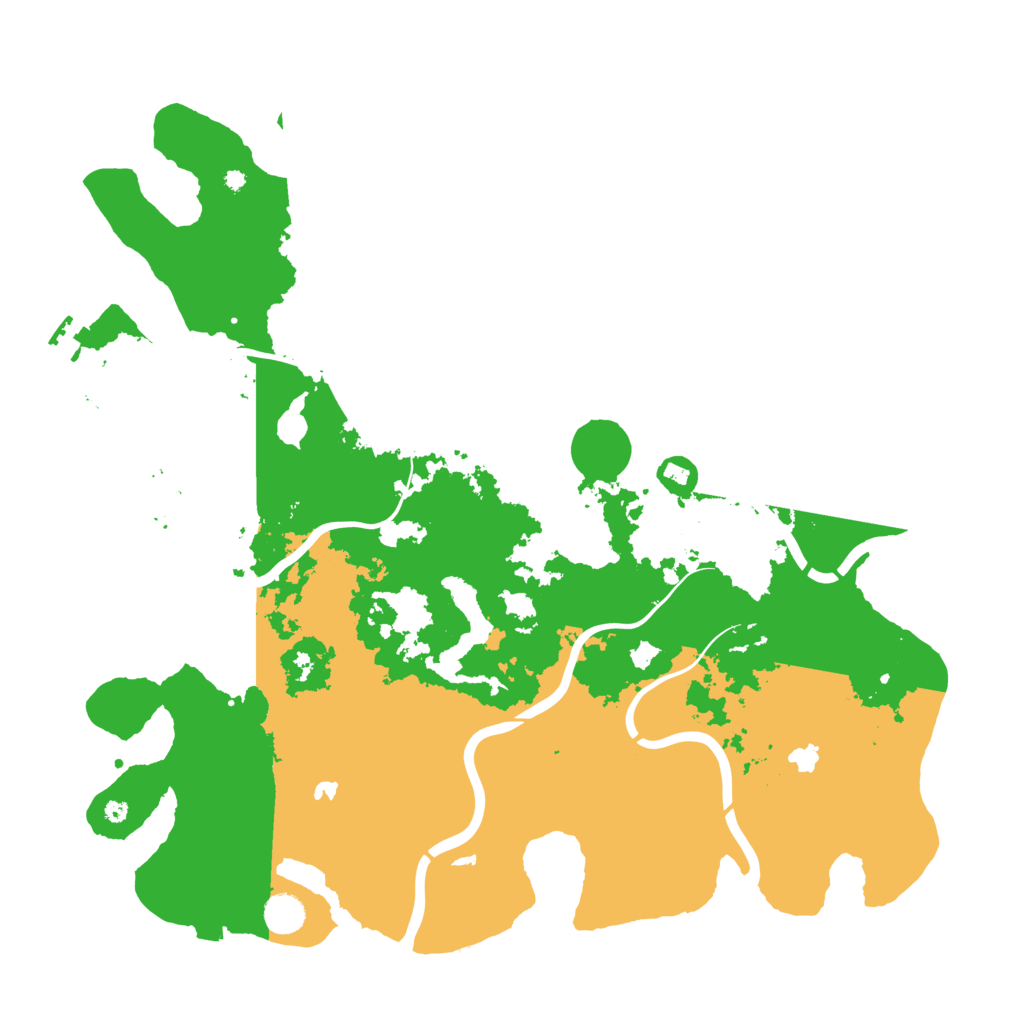 Biome Rust Map: Procedural Map, Size: 4500, Seed: 432170056