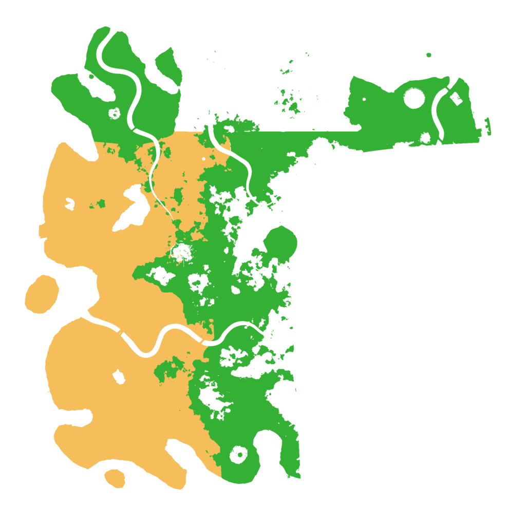 Biome Rust Map: Procedural Map, Size: 4500, Seed: 376197333