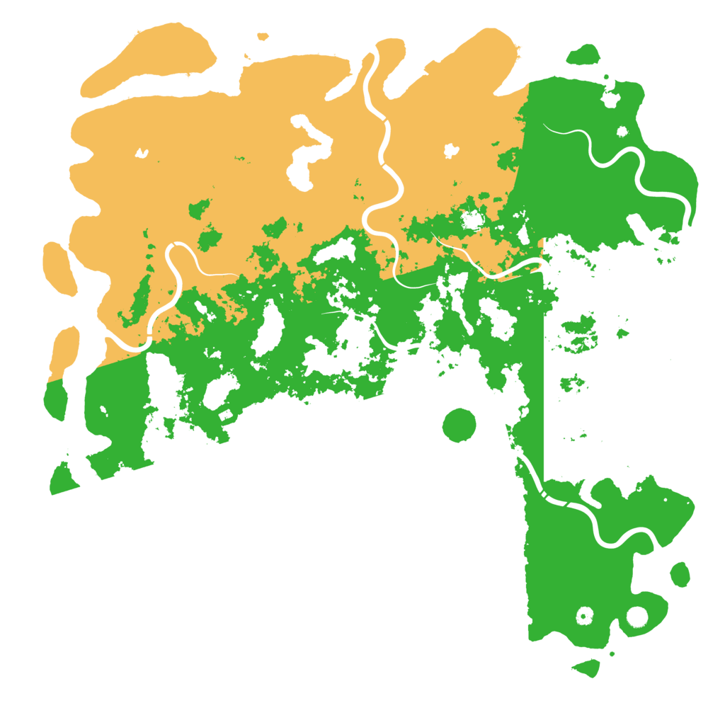 Biome Rust Map: Procedural Map, Size: 6000, Seed: 13413